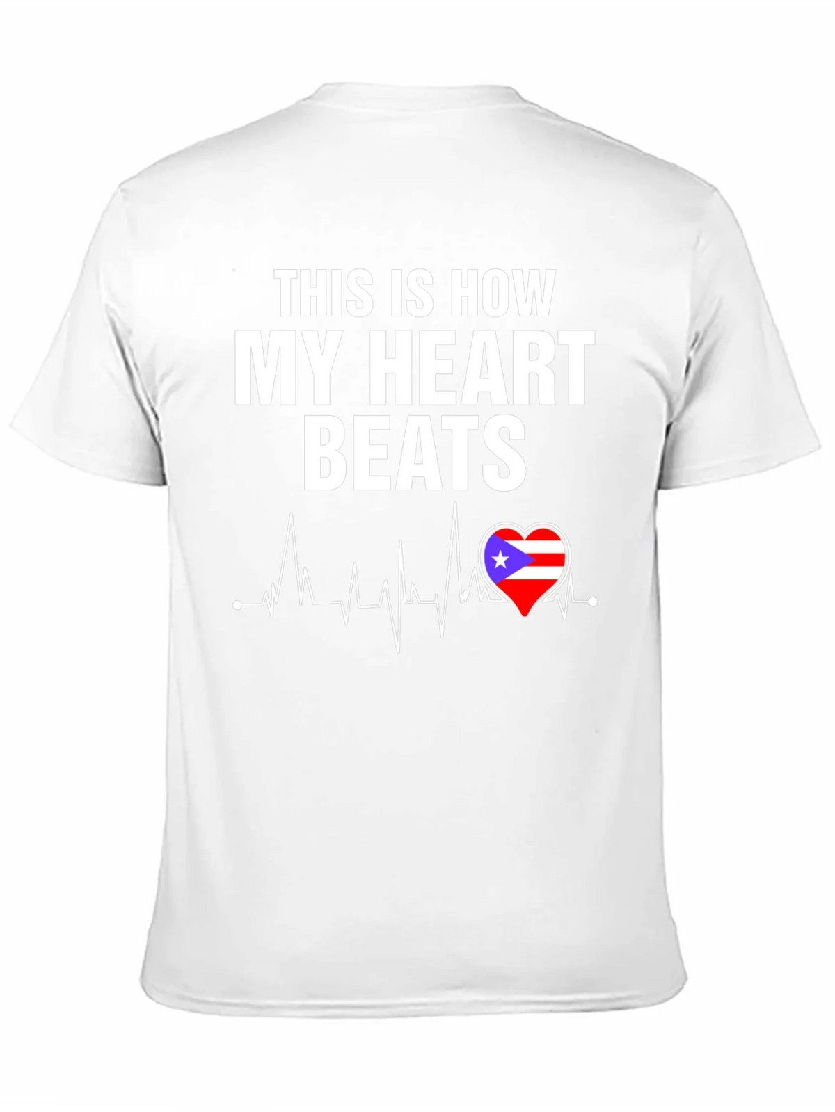 Puerto Rico Heartbeat T-Shirt product image 10