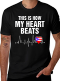 Puerto Rico Heartbeat T-Shirt product image 1