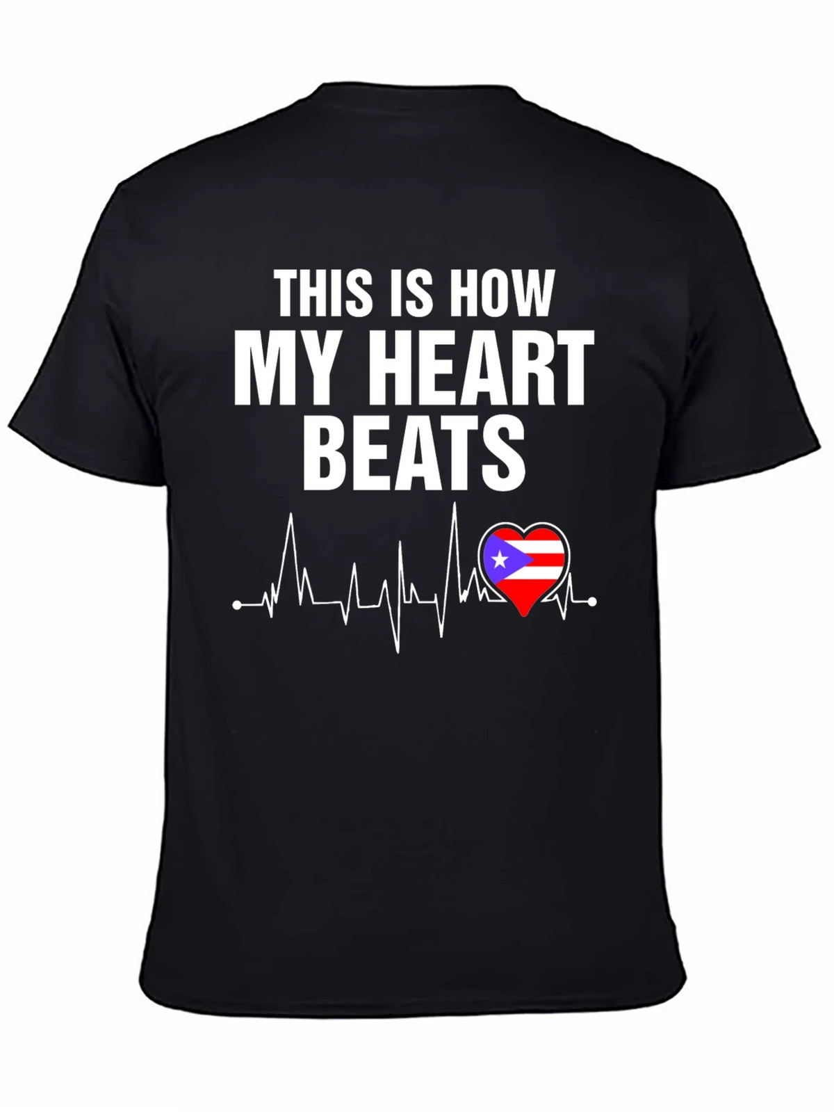 Puerto Rico Heartbeat T-Shirt product image 4