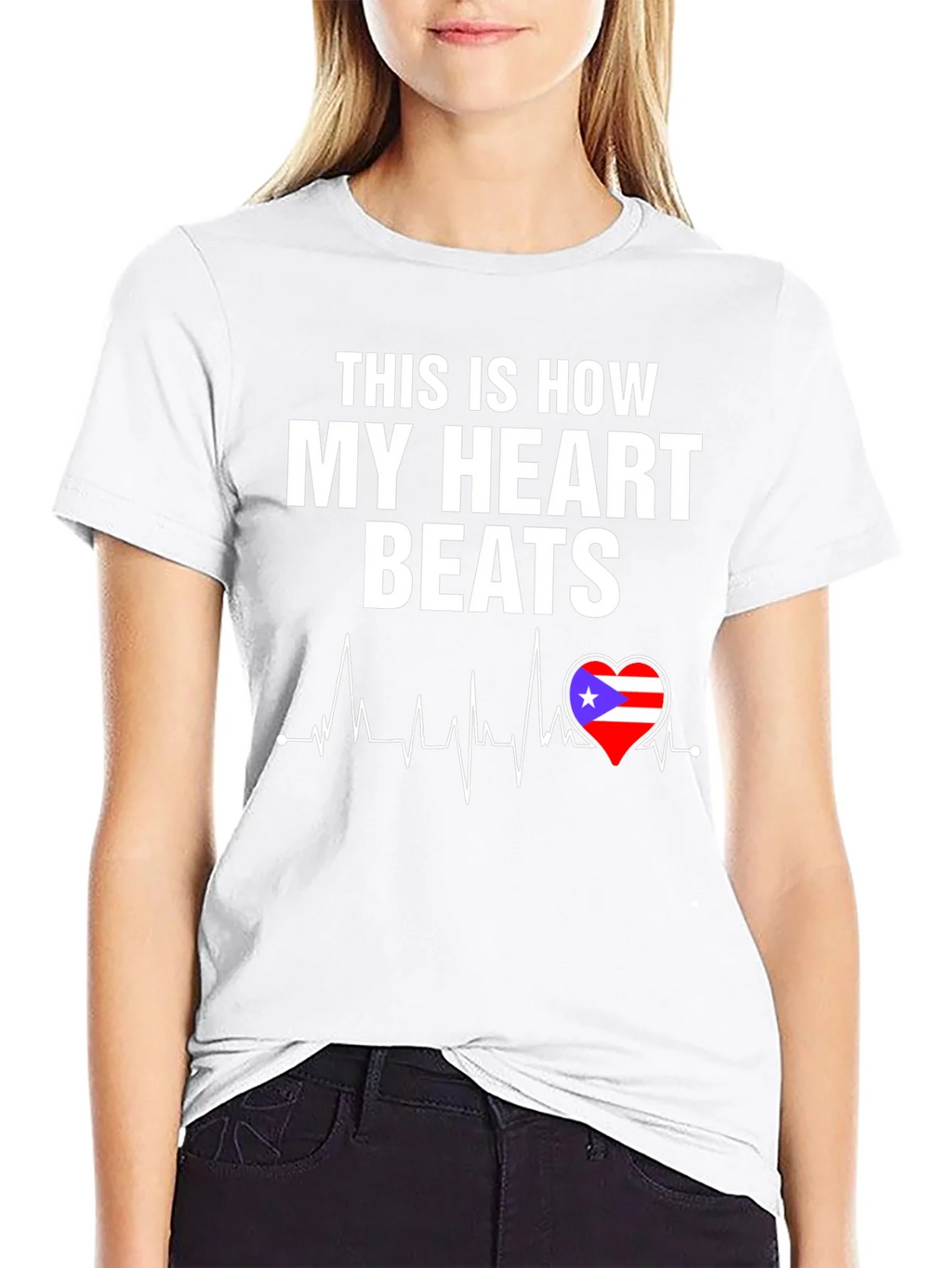 Puerto Rico Heartbeat T-Shirt product image 8