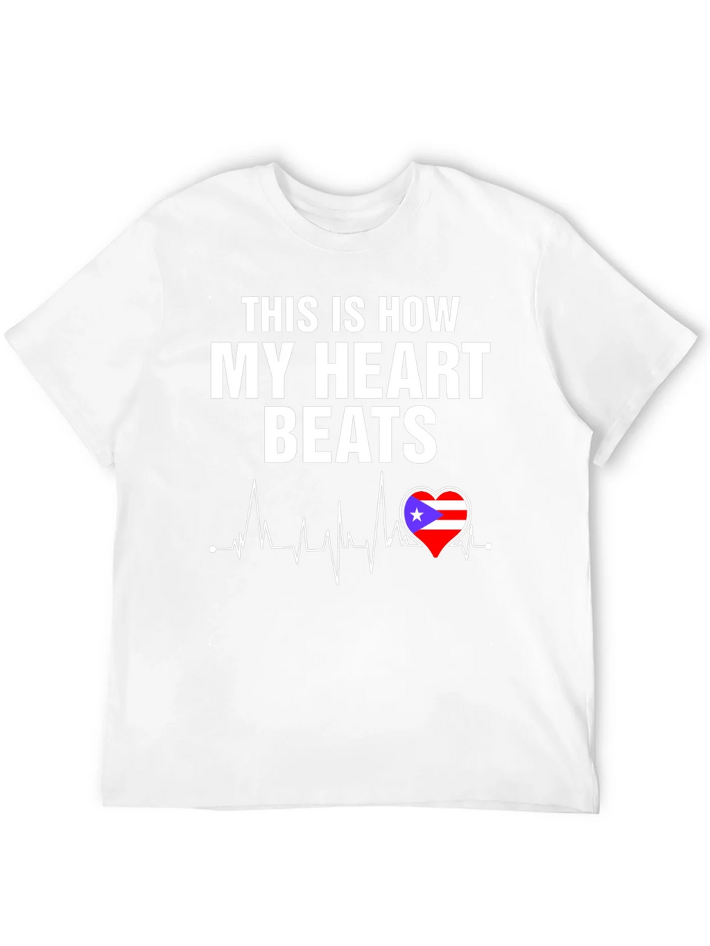 Puerto Rico Heartbeat T-Shirt product image 11