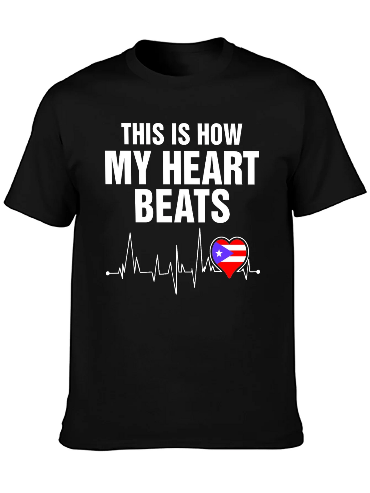 Puerto Rico Heartbeat T-Shirt product image 3