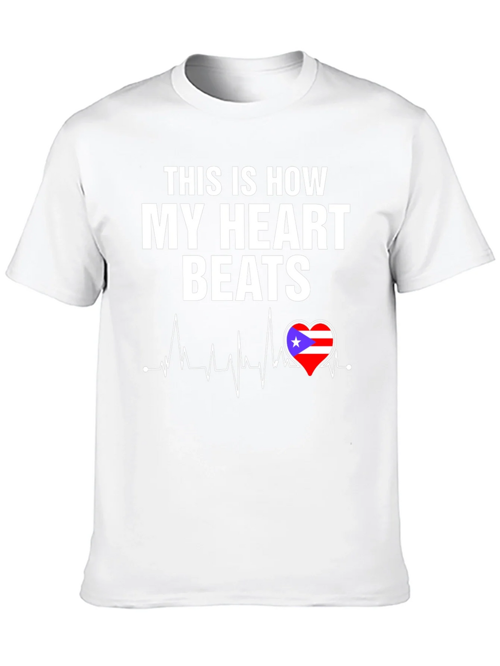 Puerto Rico Heartbeat T-Shirt product image 9