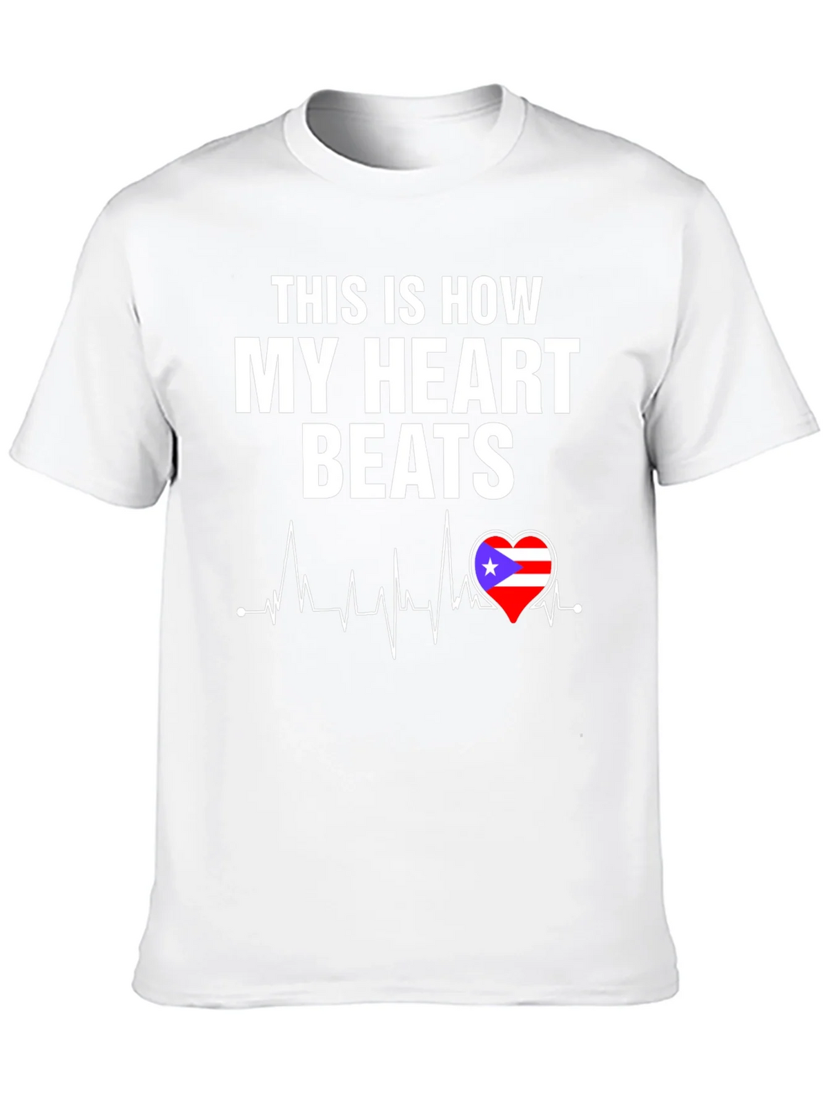 Puerto Rico Heartbeat T-Shirt product image 9