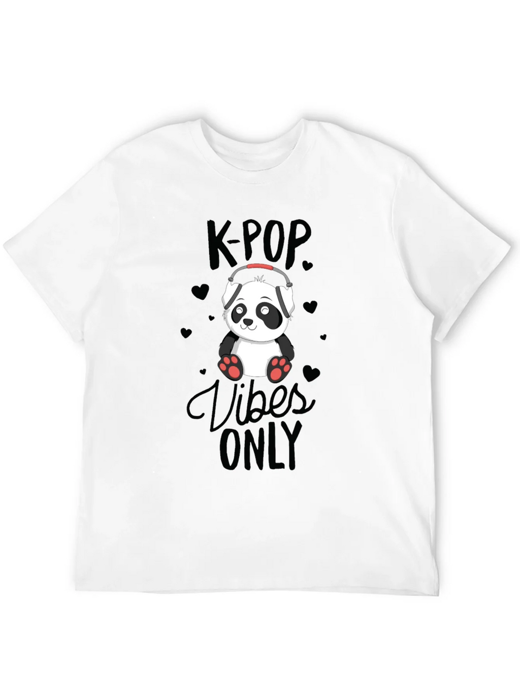 K-POP Vibes Only Panda T-Shirt product image 8