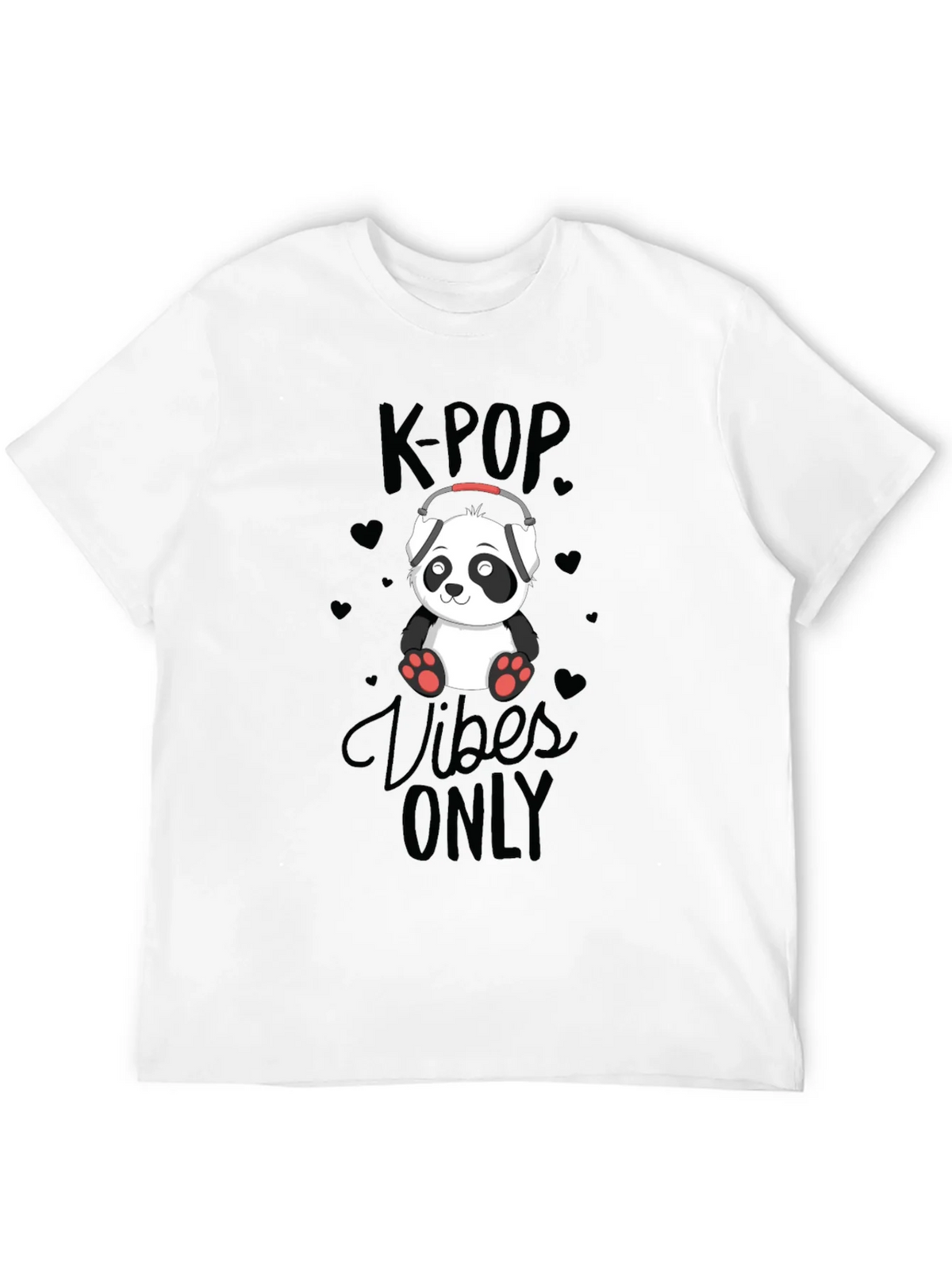 K-POP Vibes Only Panda T-Shirt product image 8