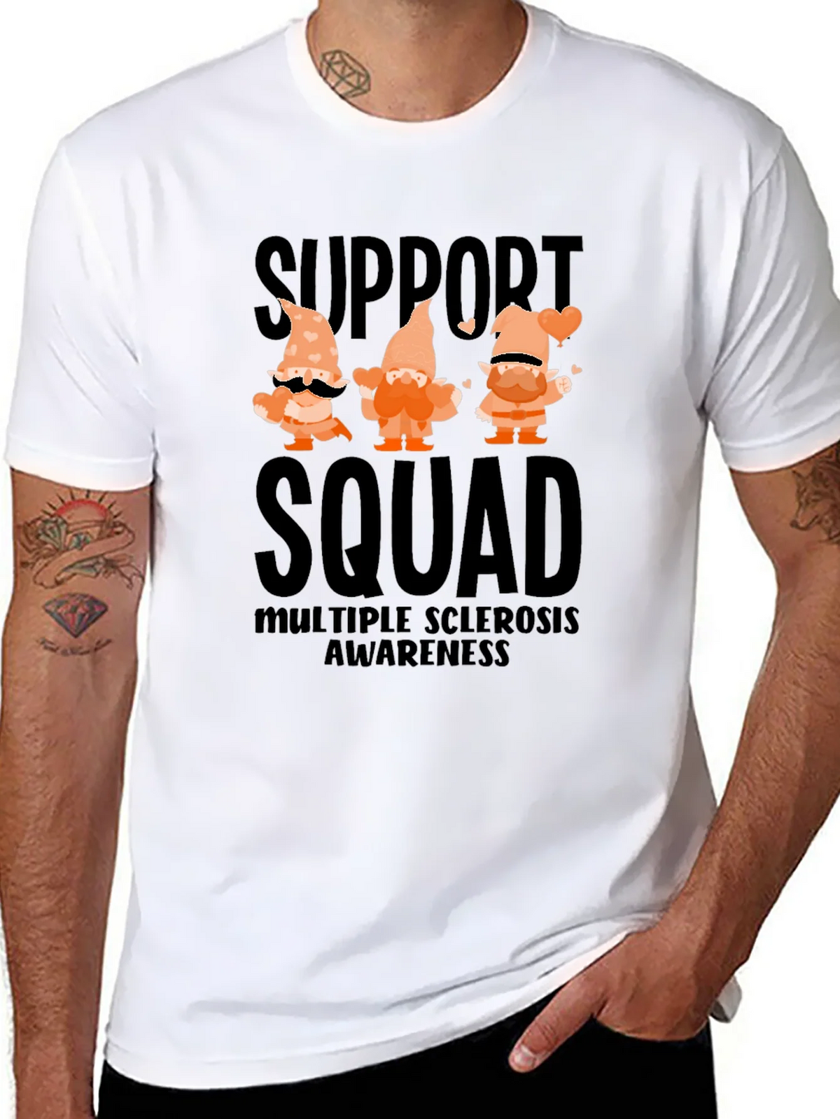 Support Squad Multiple Sclerosis Awareness Tee product image 7
