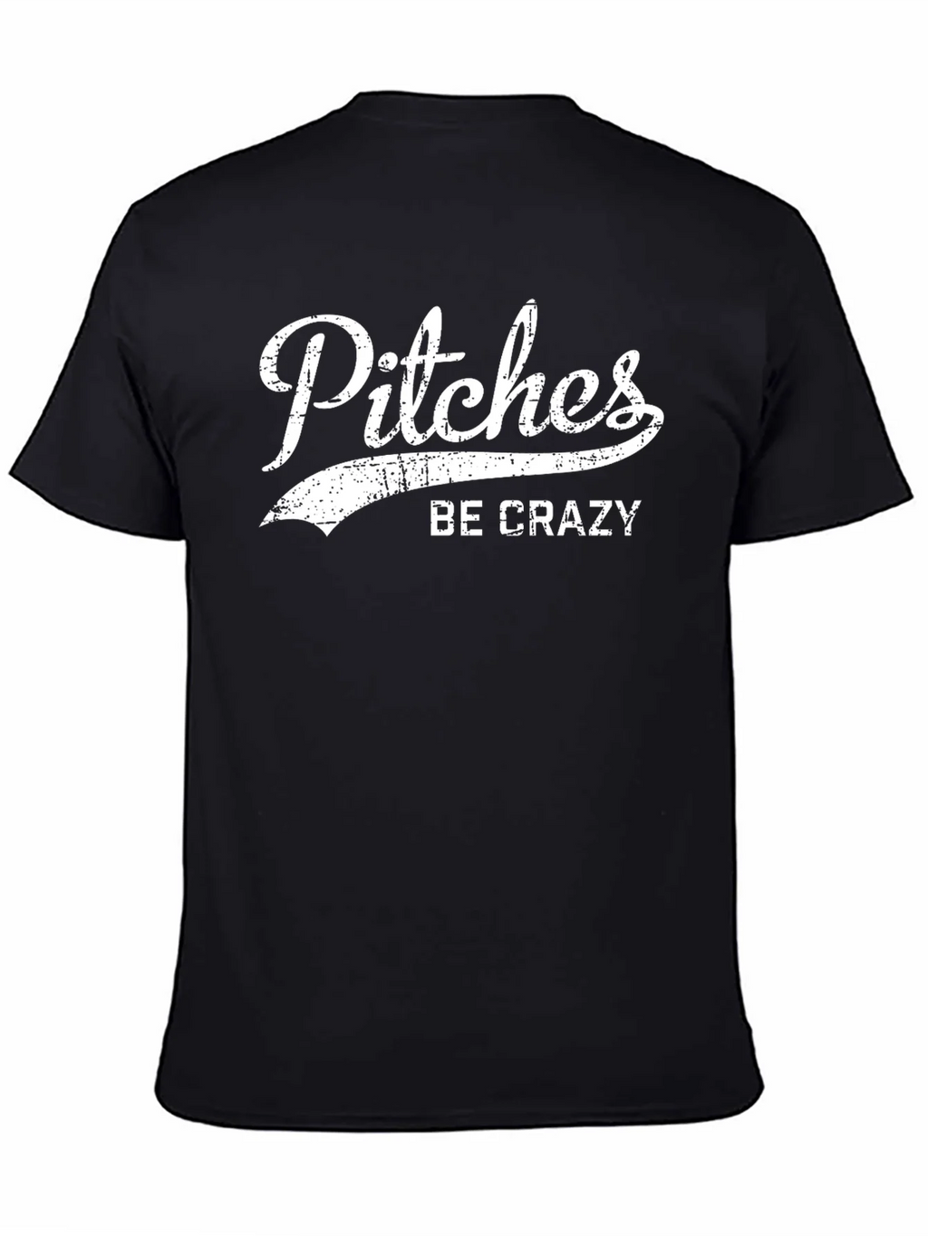 Pitches Be Crazy Graphic Tee - Classic Black T-Shirt product image 4