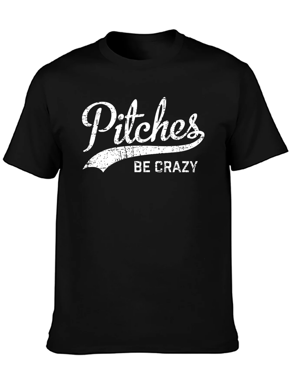 Pitches Be Crazy Graphic Tee - Classic Black T-Shirt product image 3