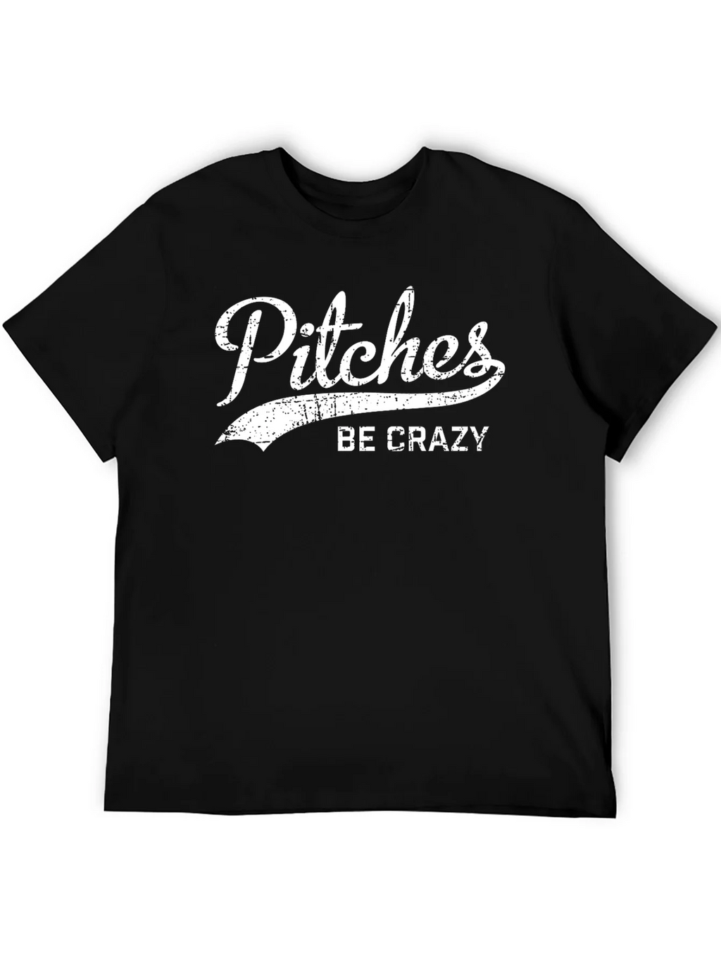 Pitches Be Crazy Graphic Tee - Classic Black T-Shirt product image 5