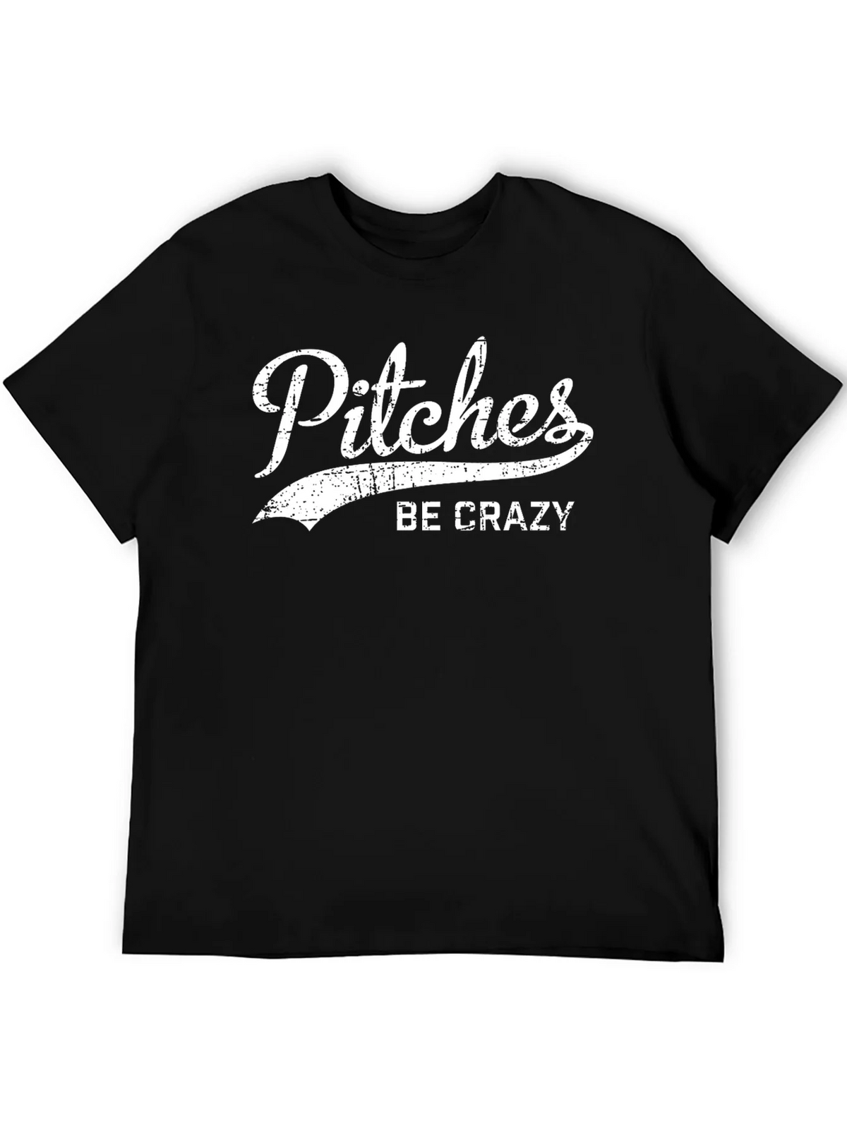 Pitches Be Crazy Graphic Tee - Classic Black T-Shirt product image 5