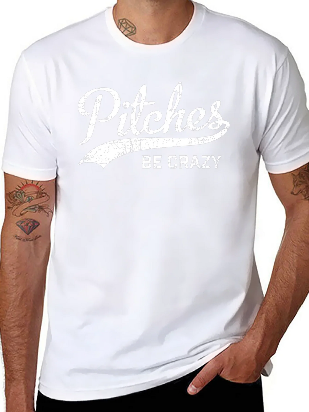 Pitches Be Crazy Graphic Tee - Classic Black T-Shirt product image 7