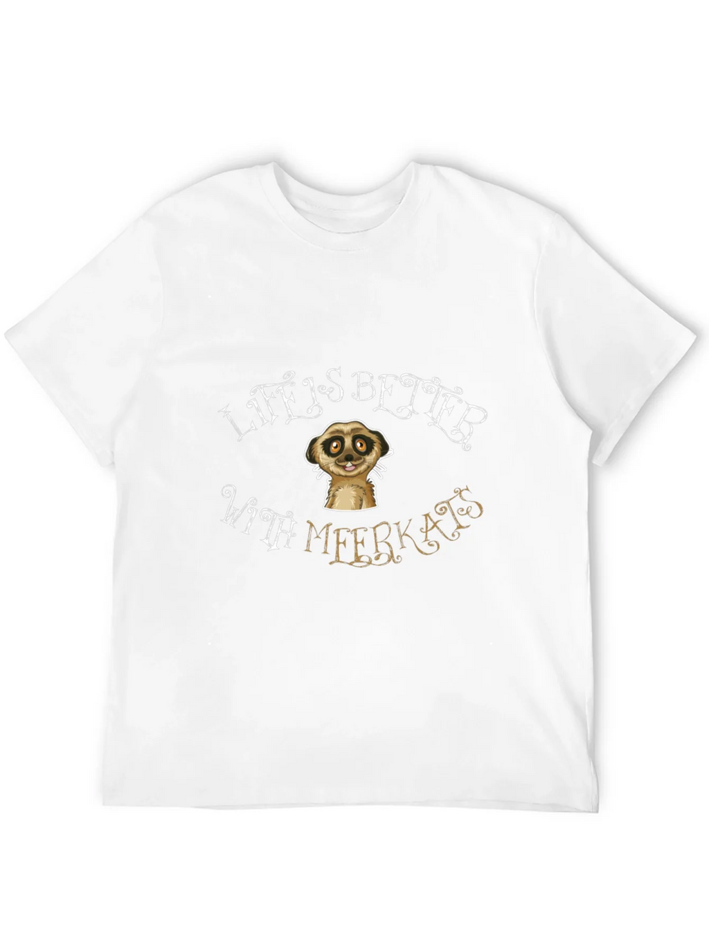 Life is Better With Meerkats Black T-Shirt product image 11