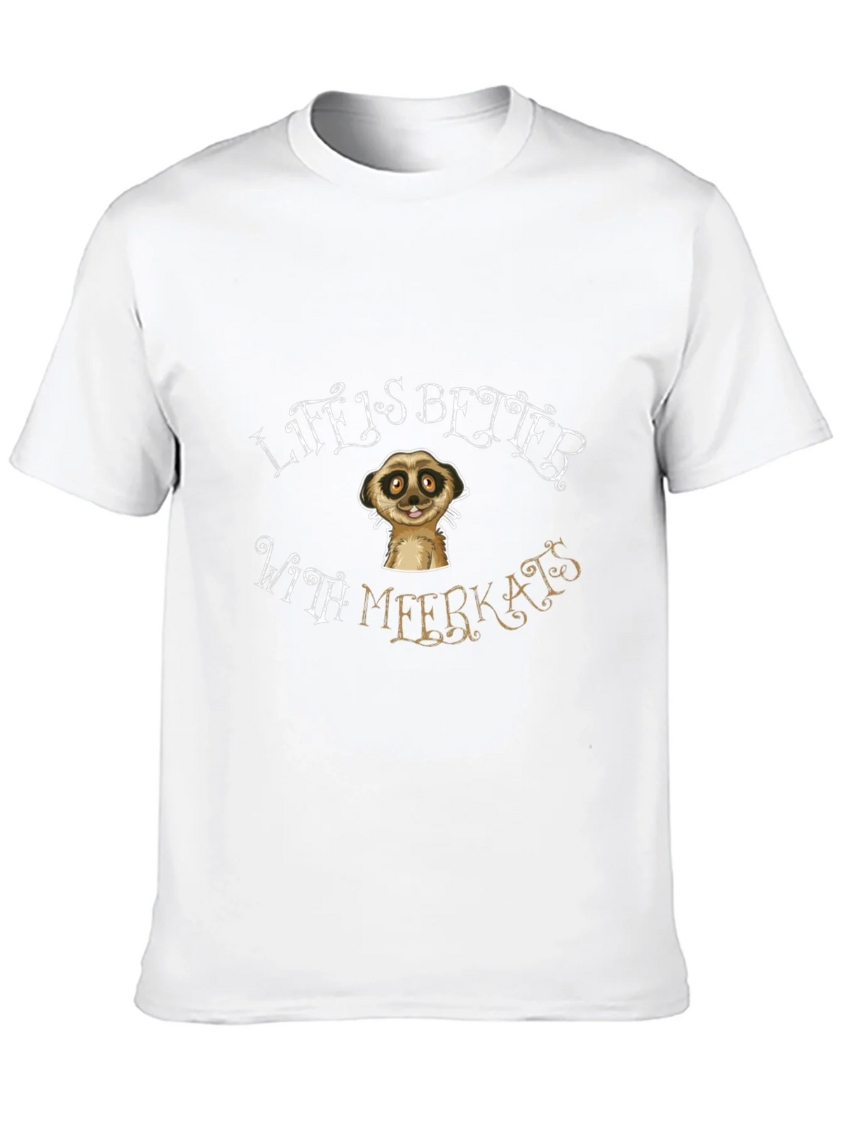 Life is Better With Meerkats Black T-Shirt product image 9