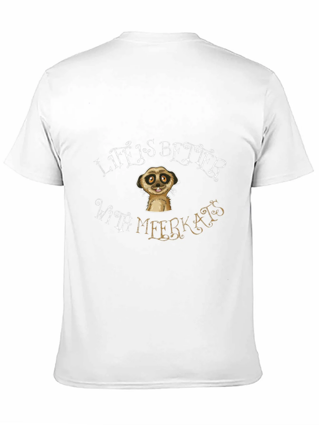 Life is Better With Meerkats Black T-Shirt product image 10