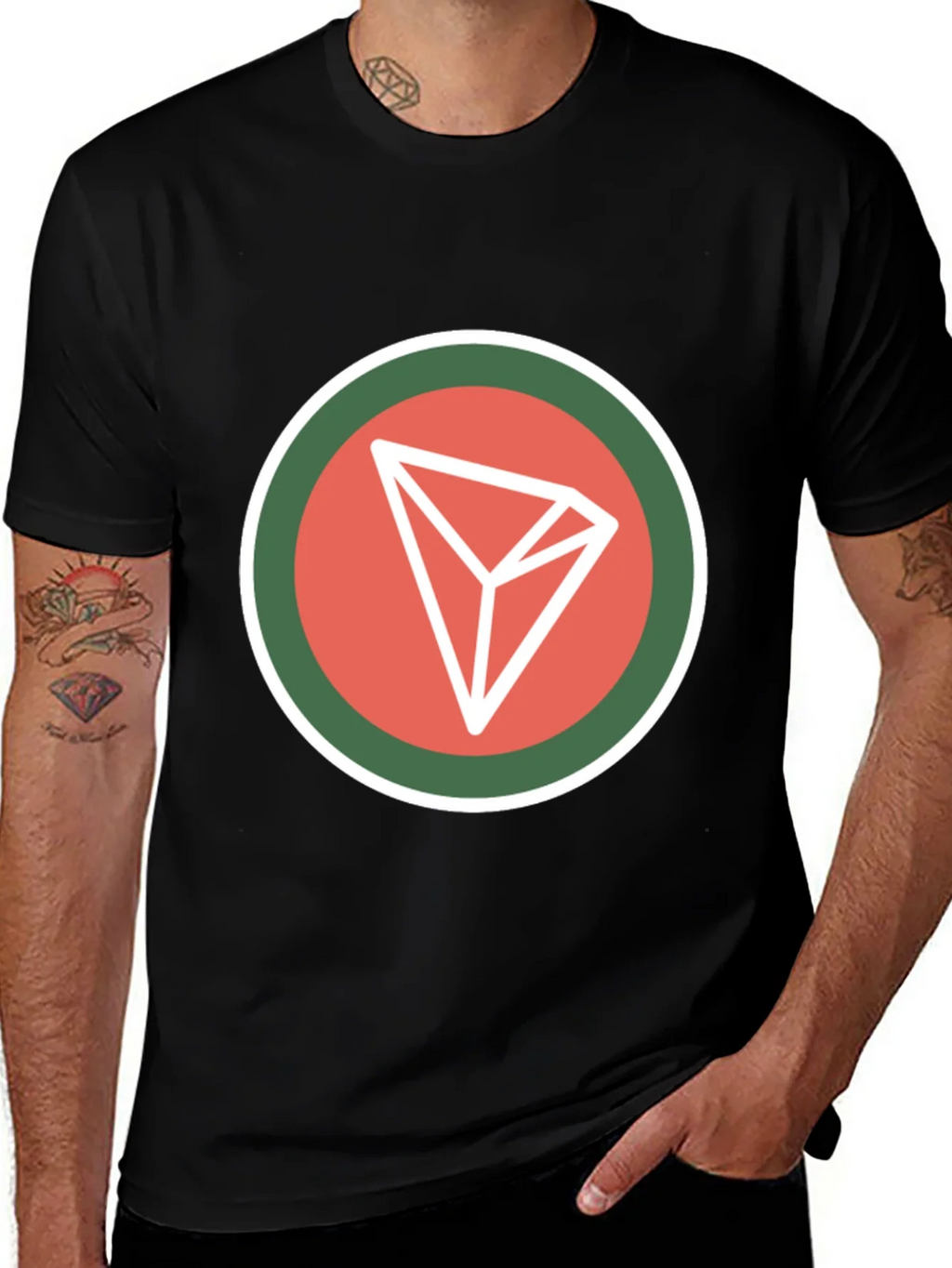 Tron Crypto T-Shirt - Black Tee product image 1