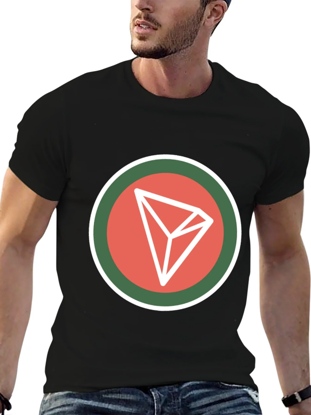 Tron Crypto T-Shirt - Black Tee product image 6