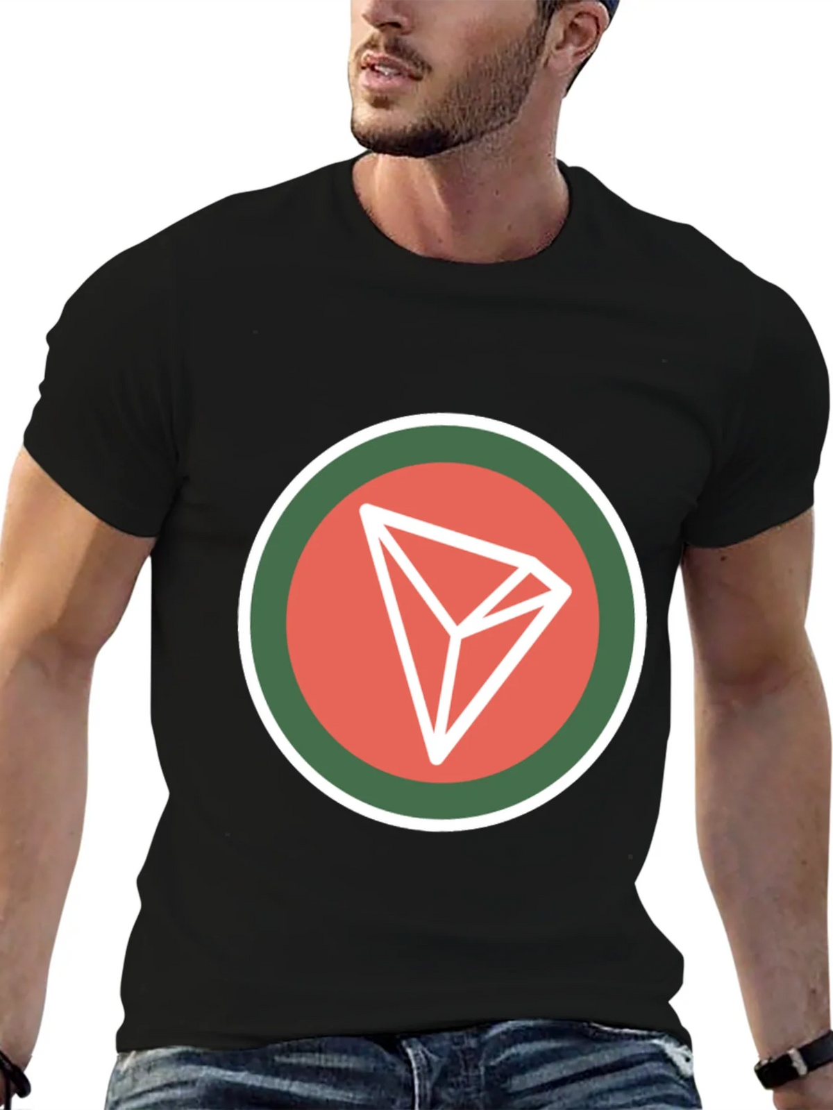 Tron Crypto T-Shirt - Black Tee product image 6