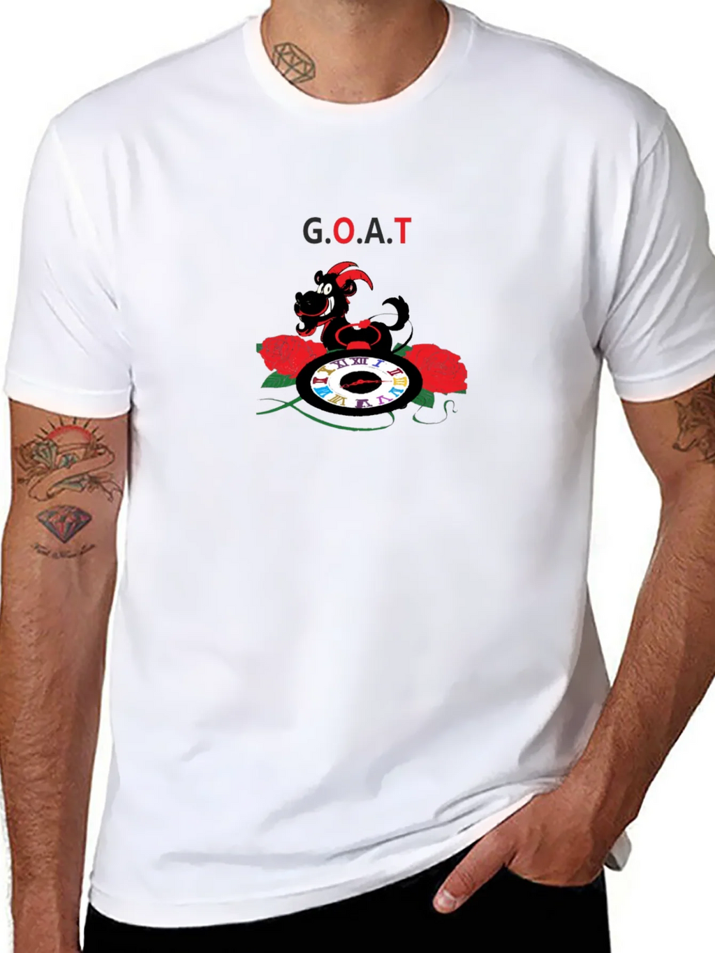 G.O.A.T Graphic Tee - Unique Cartoon Design product image 5