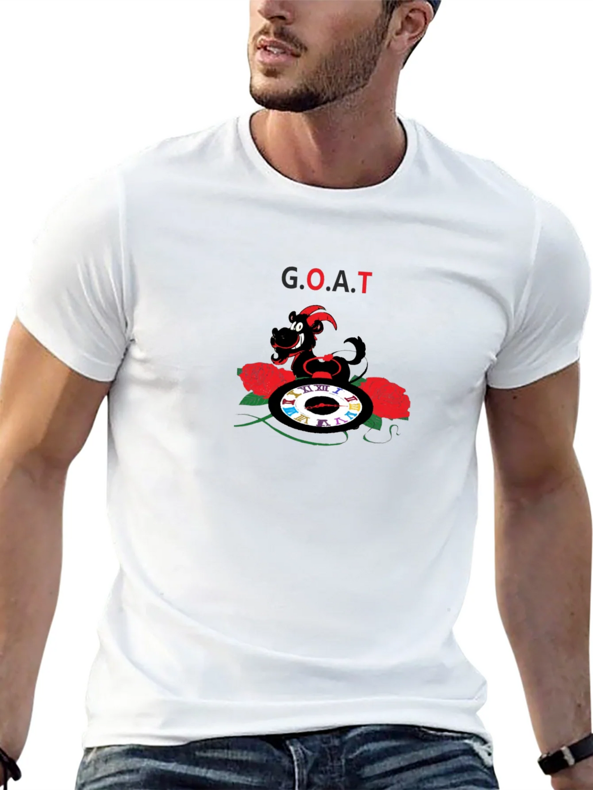G.O.A.T Graphic Tee - Unique Cartoon Design product image 9