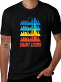 Saint Louis Skyline Graphic Tee - Black product image 1