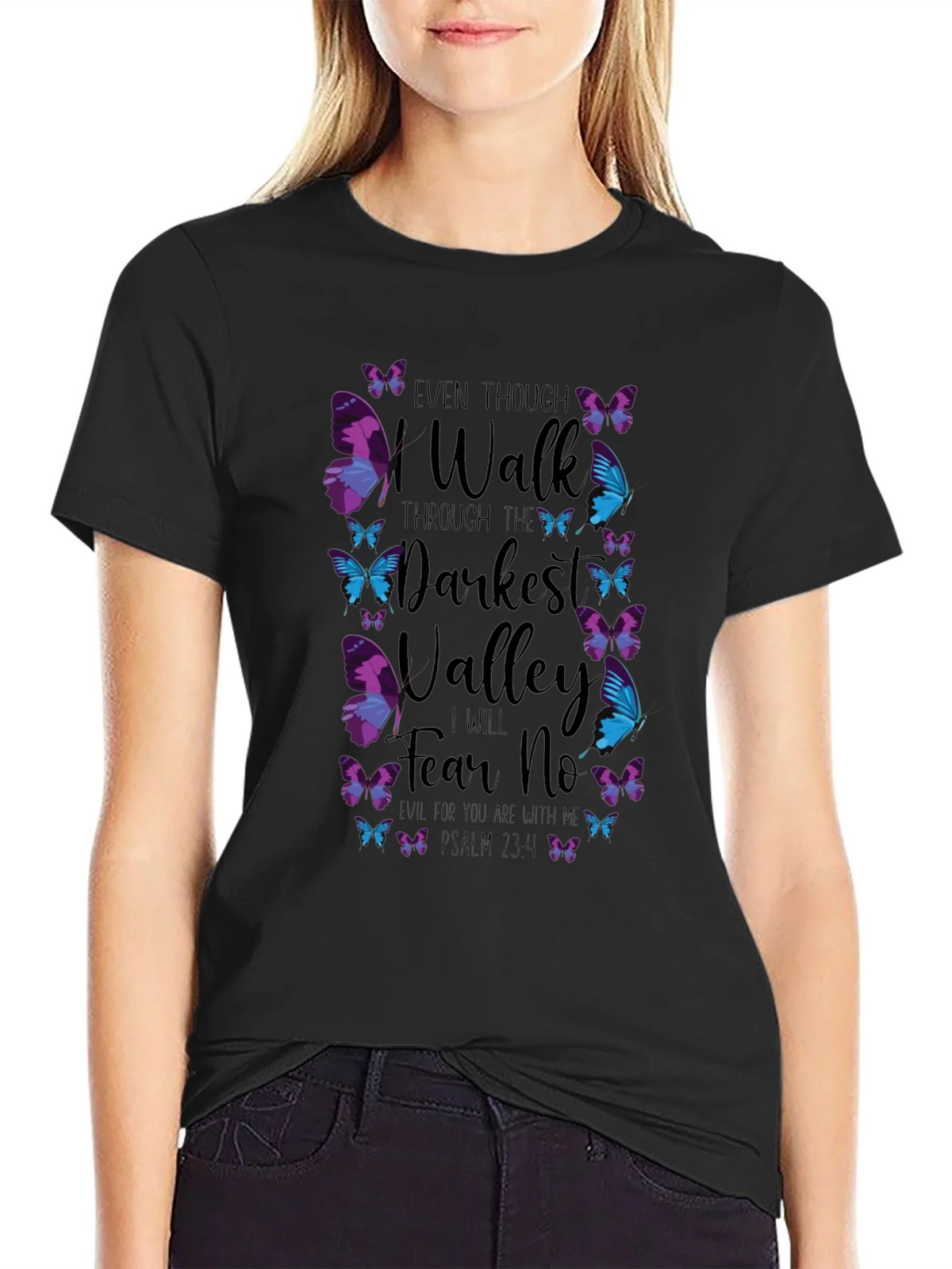 Even Though I Walk T-Shirt product image 2