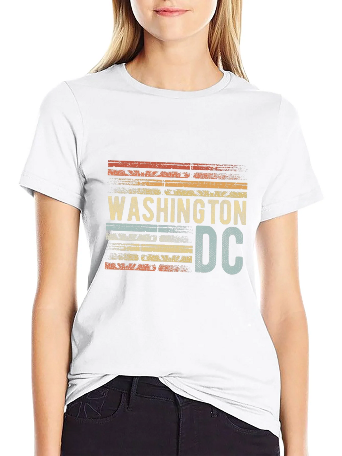Washington DC Retro Style Graphic Tee product image 6