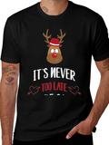 Funny Christmas Reindeer Graphic Tee product image 1