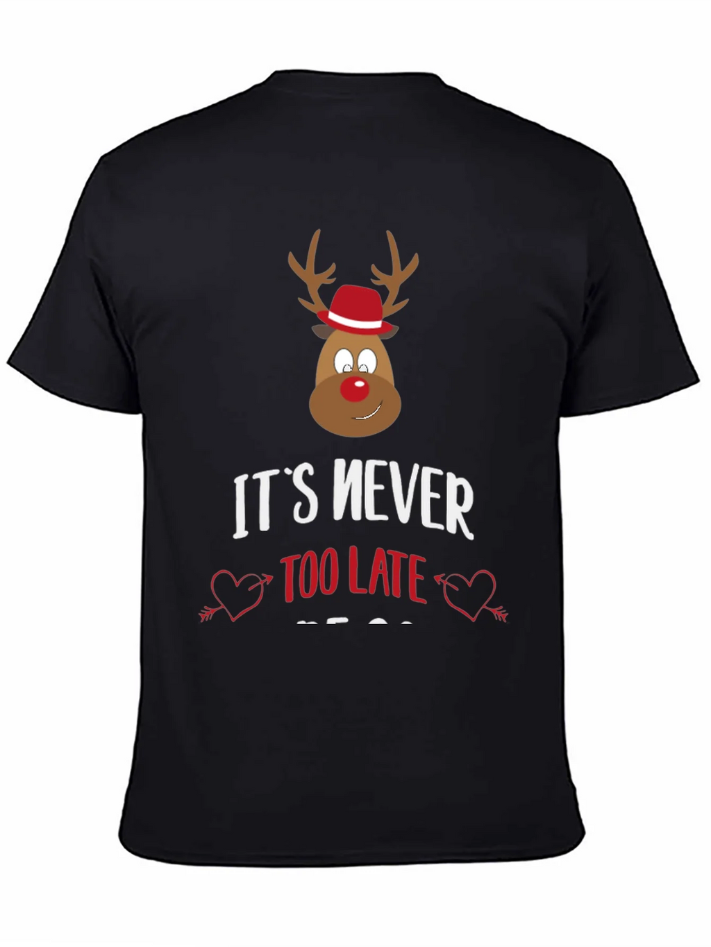 Funny Christmas Reindeer Graphic Tee product image 4