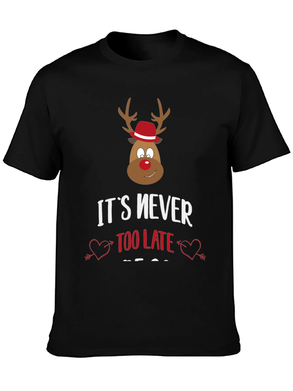 Funny Christmas Reindeer Graphic Tee product image 3
