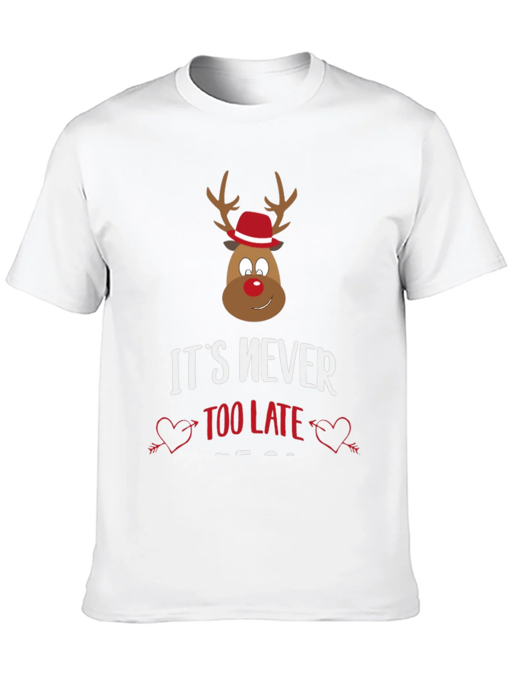 Funny Christmas Reindeer Graphic Tee product image 9