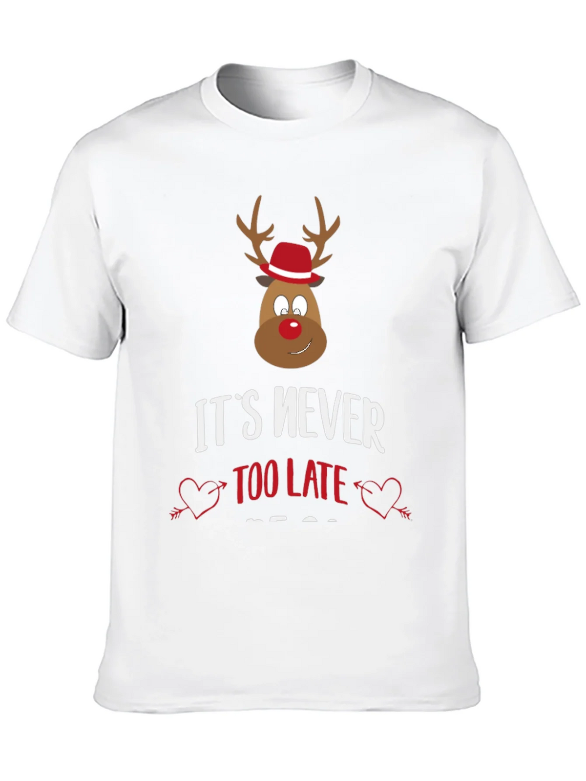 Funny Christmas Reindeer Graphic Tee product image 9