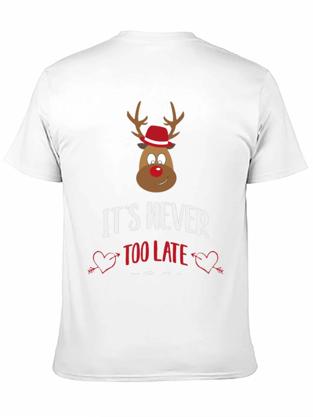 Funny Christmas Reindeer Graphic Tee product image 10