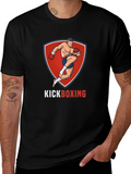 Kickboxing Graphic T-Shirt - Black product image 1