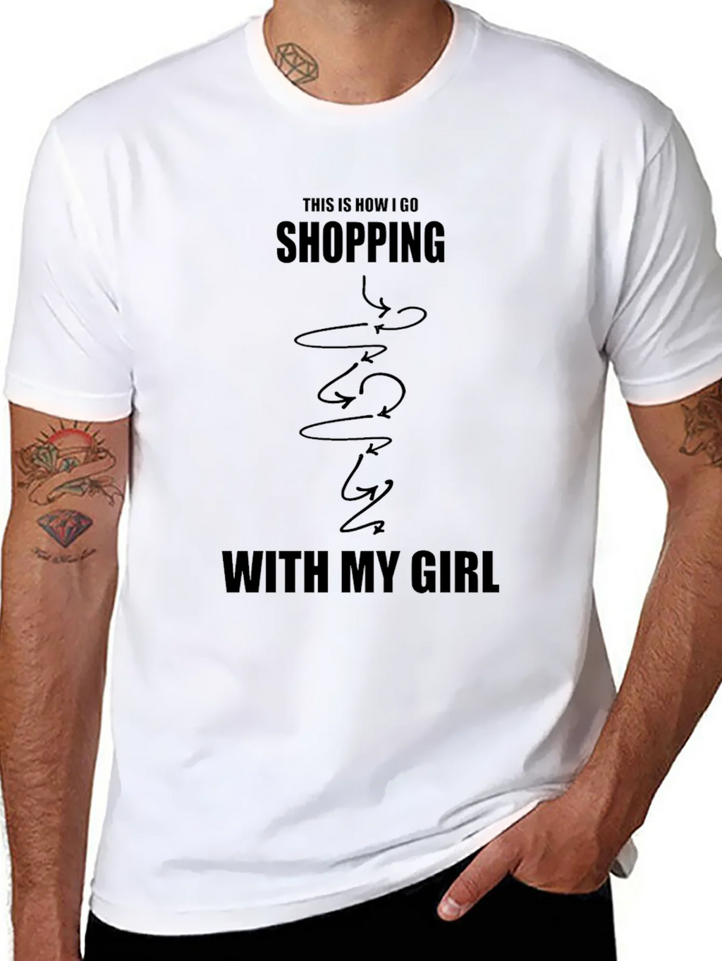 Shopping with My Girl T-Shirt product image 7