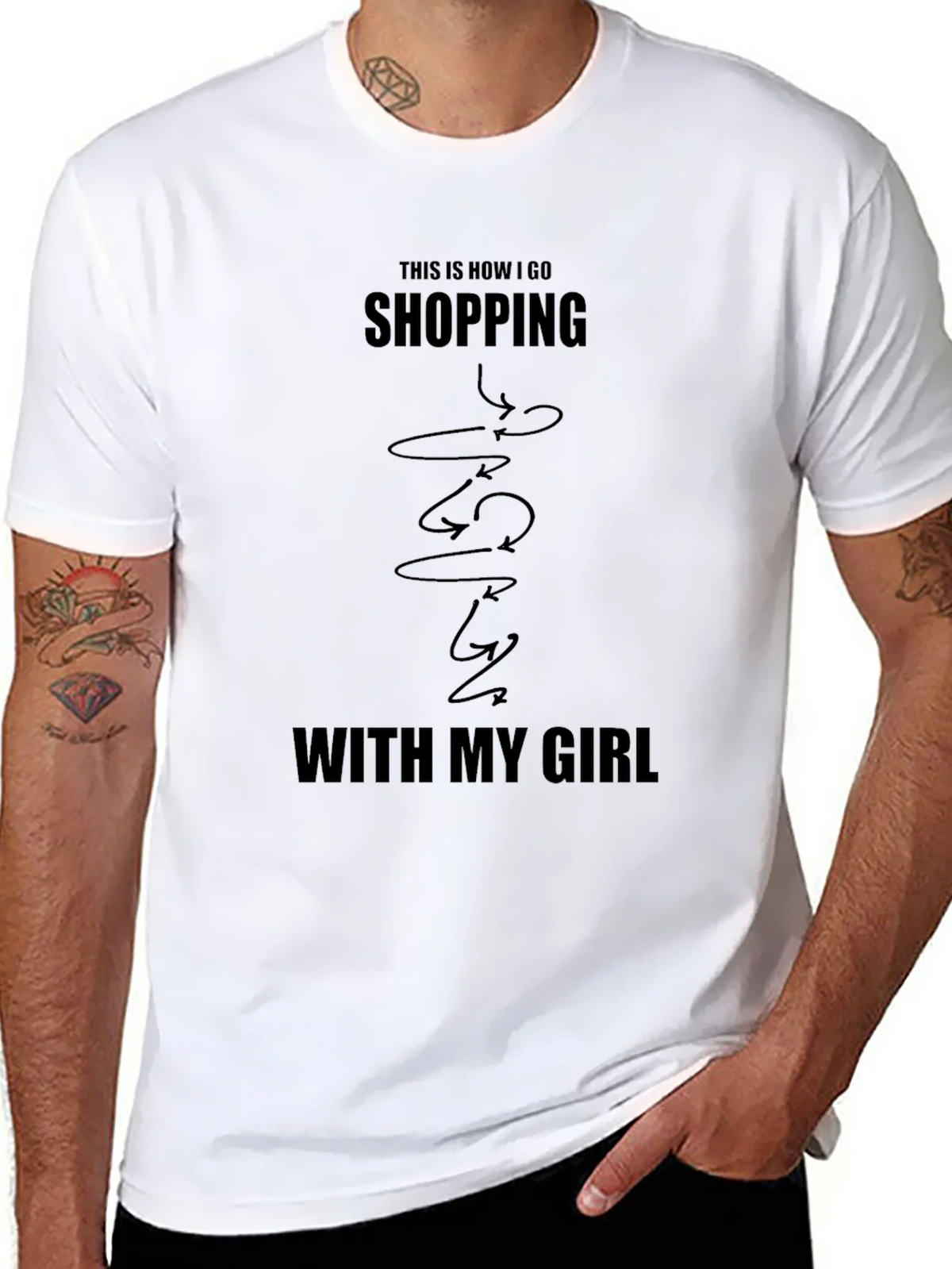 Shopping with My Girl T-Shirt product image 7