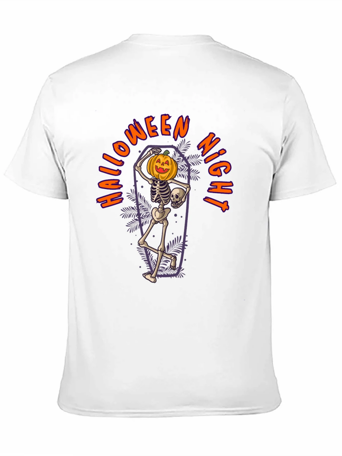 Halloween Night Skeleton Pumpkin T-Shirt product image 10