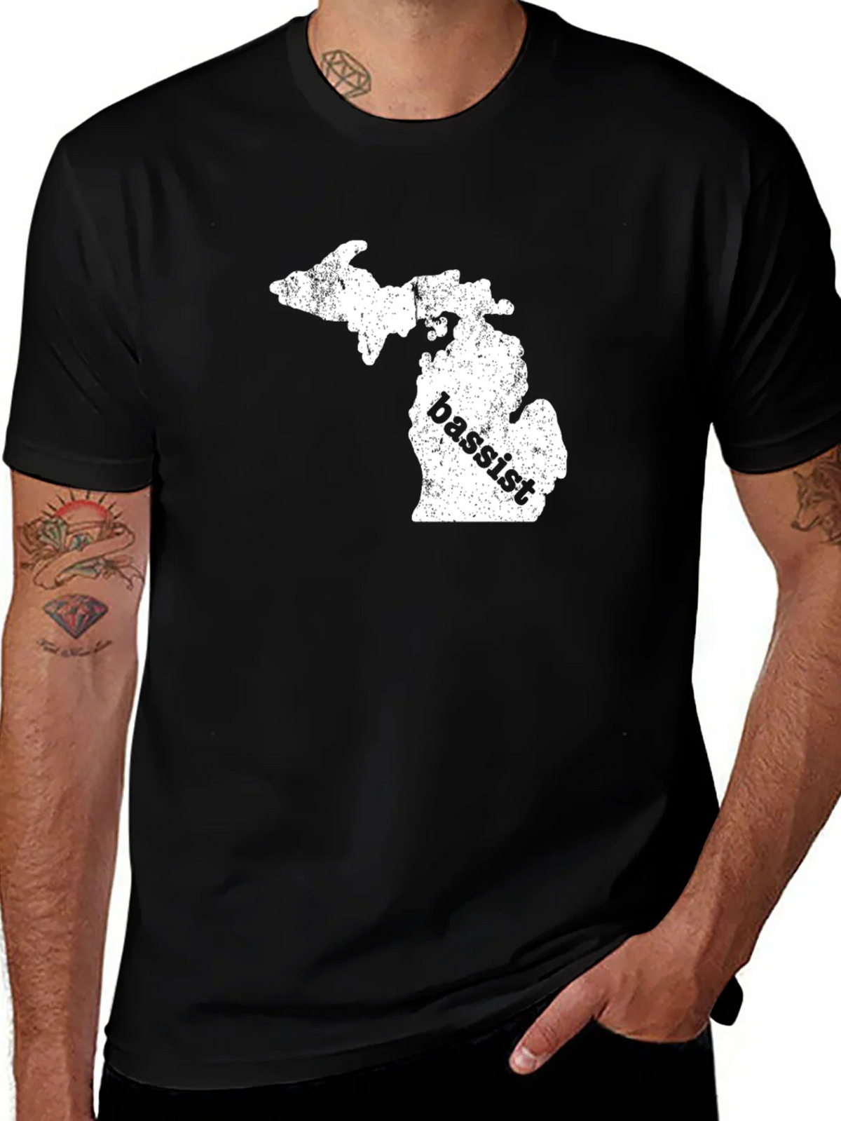 Bassist Michigan State Graphic Tee product image 1