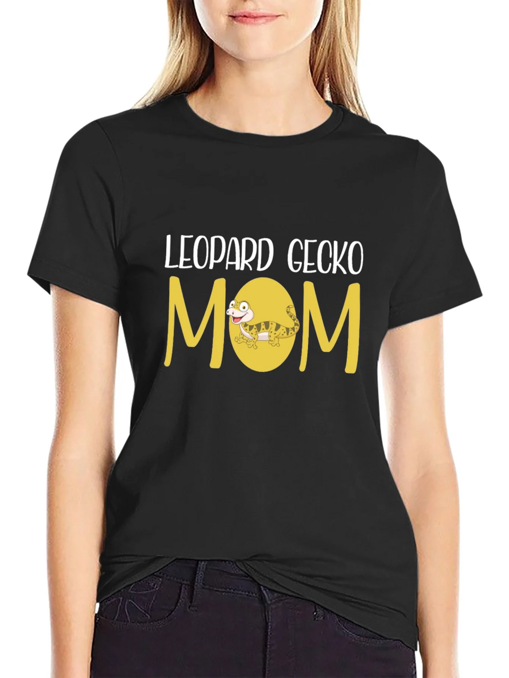 Leopard Gecko Mom Graphic Tee - Novelty Animal Lover Shirt product image 2