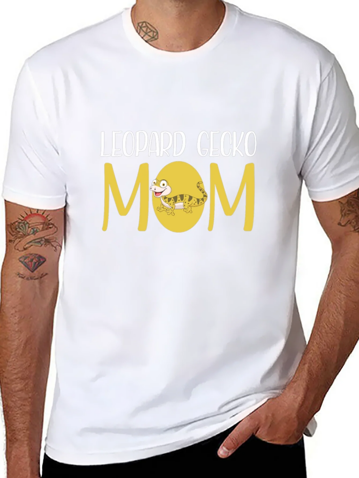 Leopard Gecko Mom Graphic Tee - Novelty Animal Lover Shirt product image 7