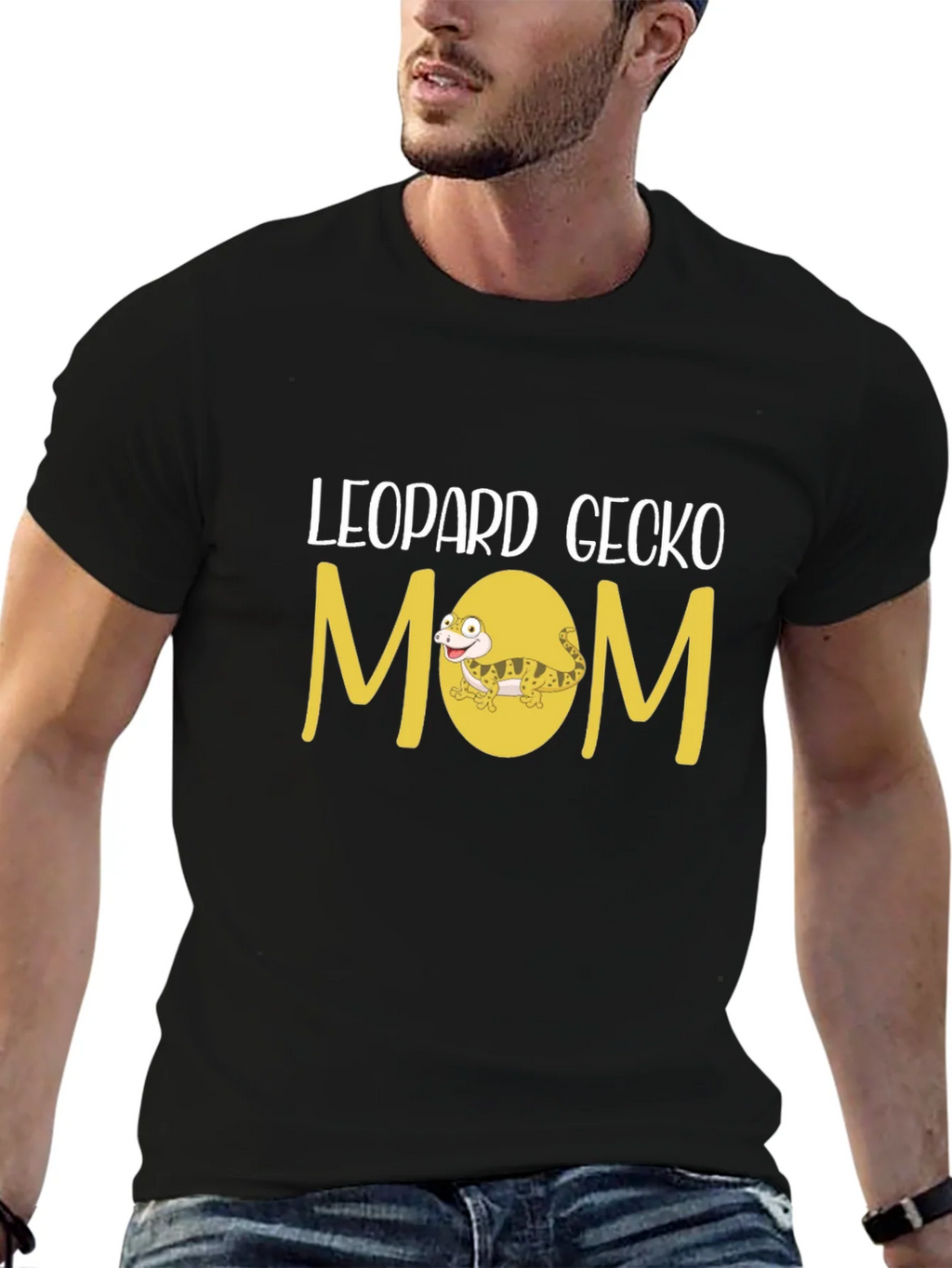 Leopard Gecko Mom Graphic Tee - Novelty Animal Lover Shirt product image 6