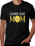 Leopard Gecko Mom Graphic Tee - Novelty Animal Lover Shirt product image 1
