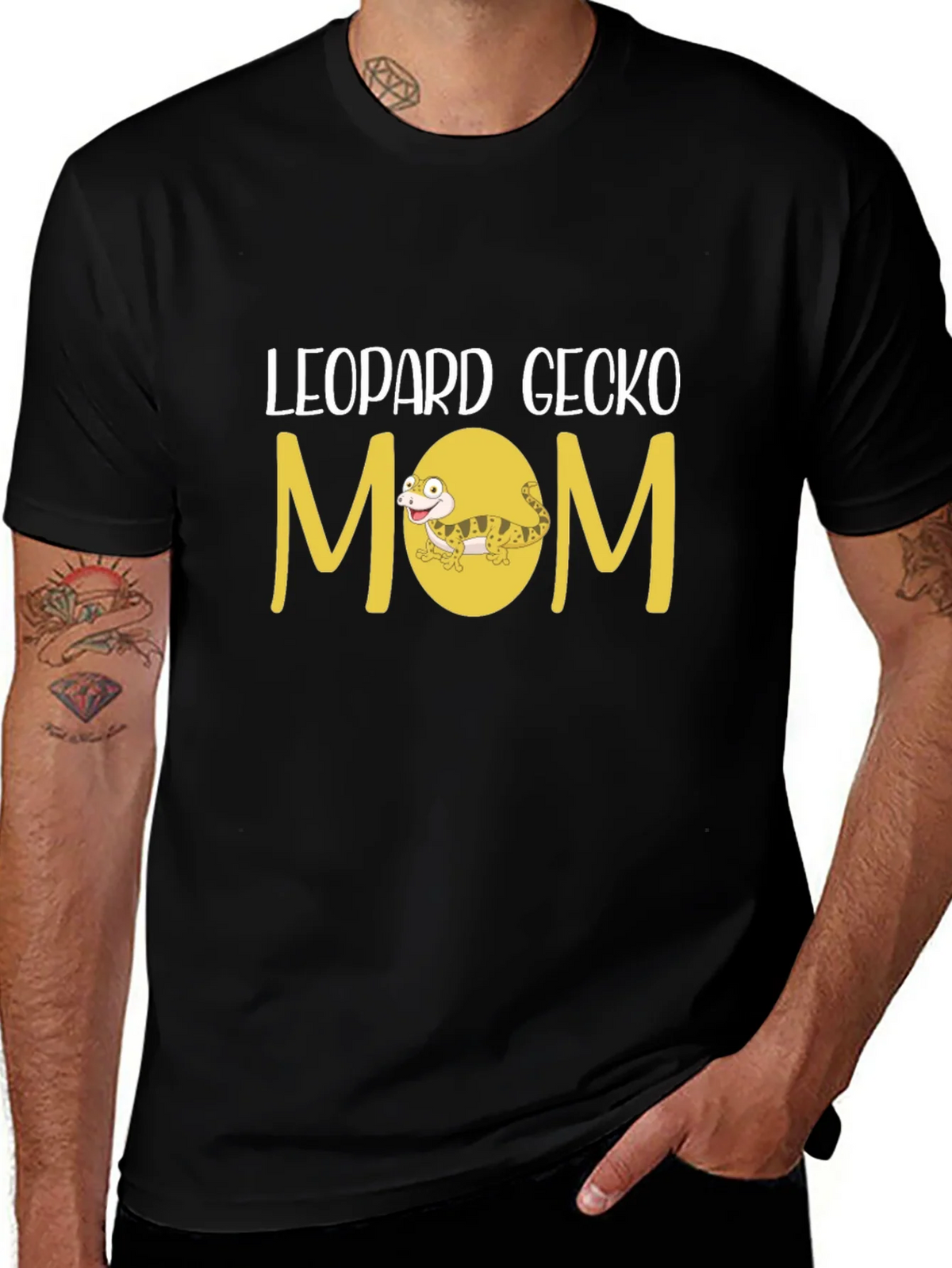 Leopard Gecko Mom Graphic Tee - Novelty Animal Lover Shirt product image 1