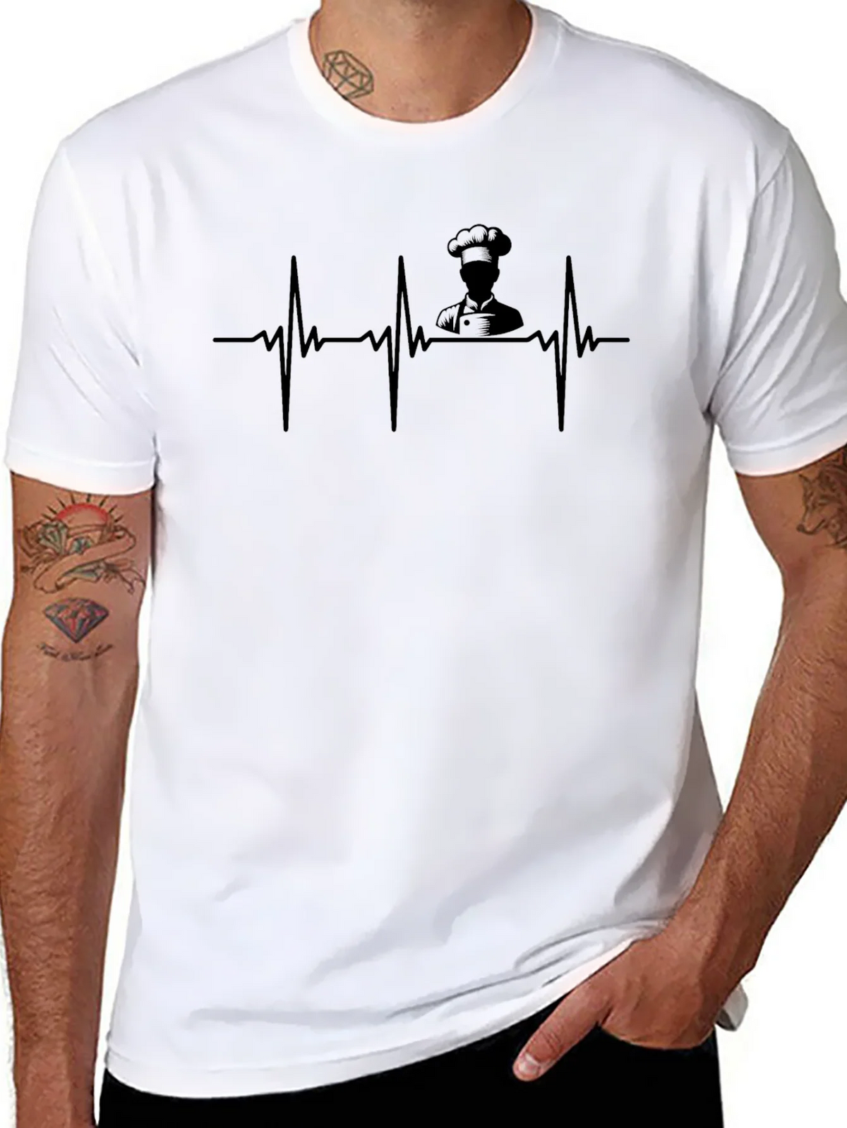 Chefs Heartbeat Graphic T-Shirt product image 7