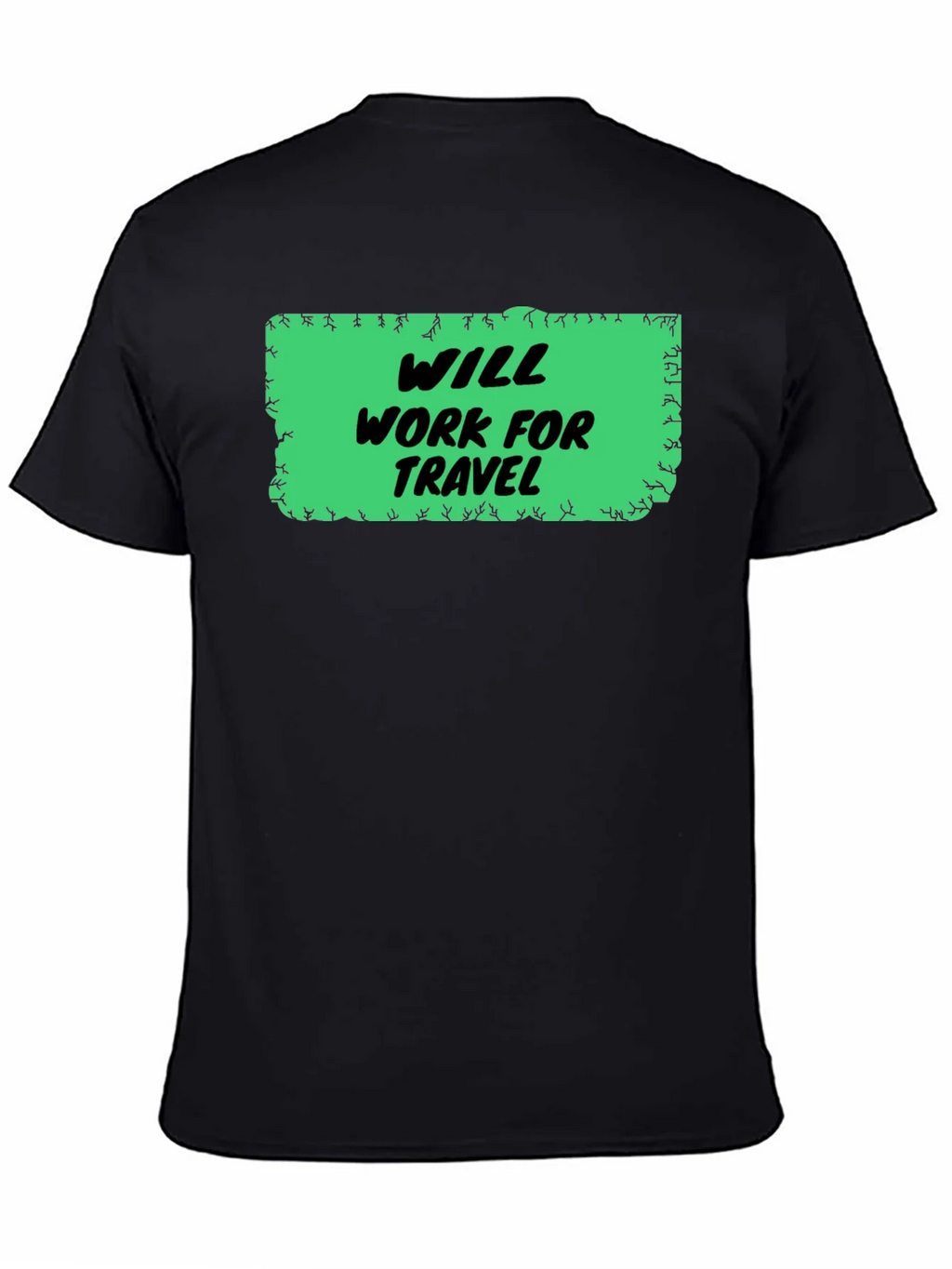 Will Work for Travel Graphic Tee product image 3
