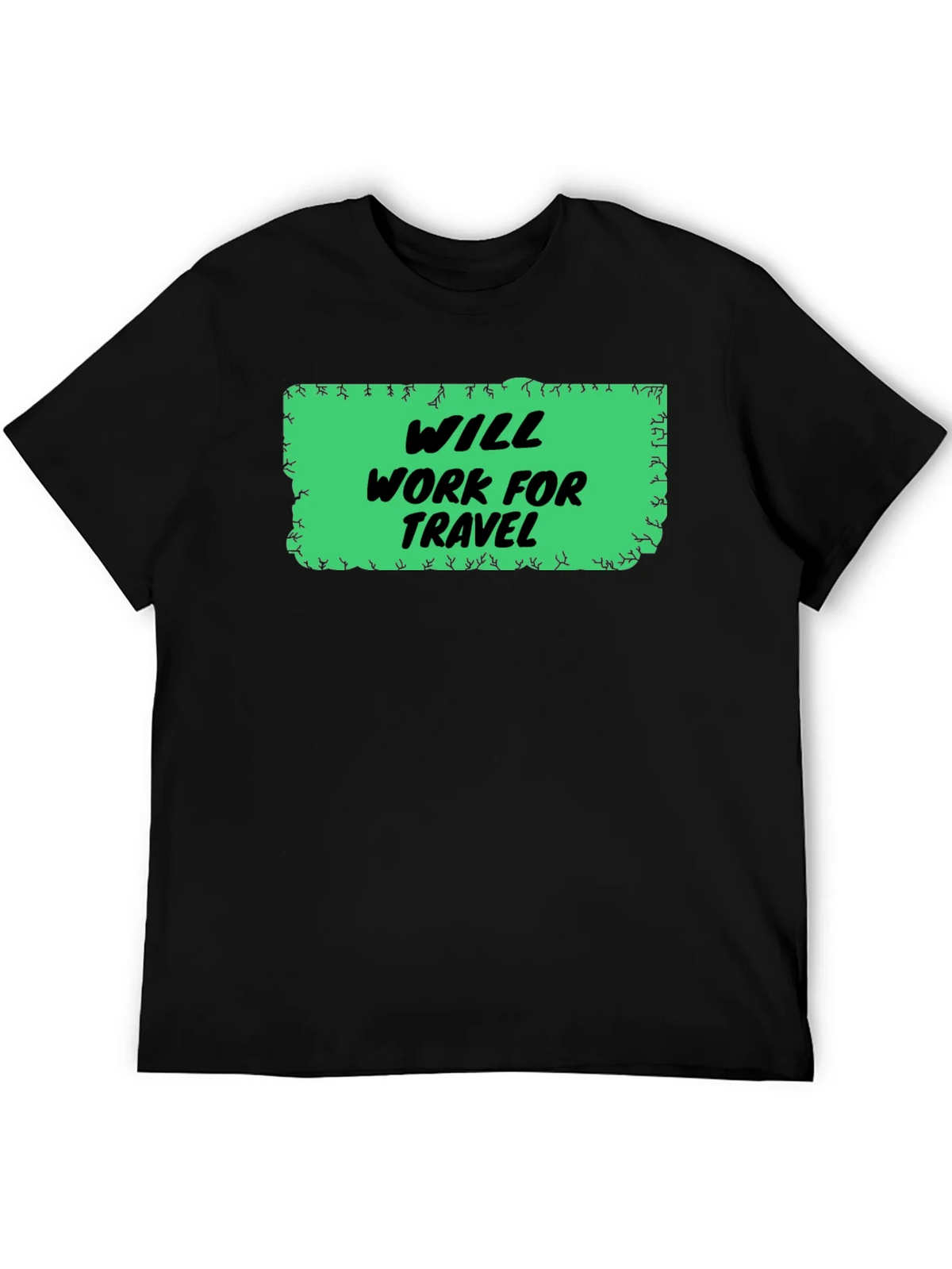 Will Work for Travel Graphic Tee product image 4