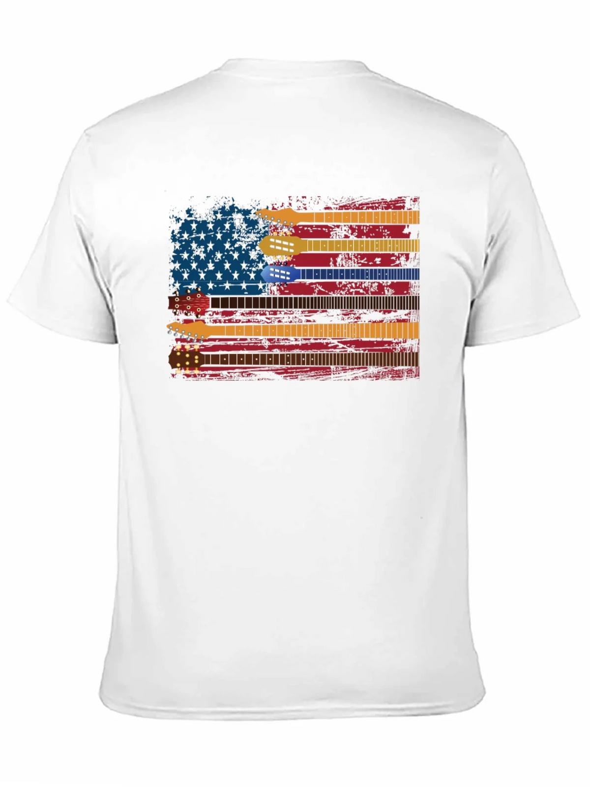 Guitar American Flag Graphic Tee - Music Lovers Shirt product image 10