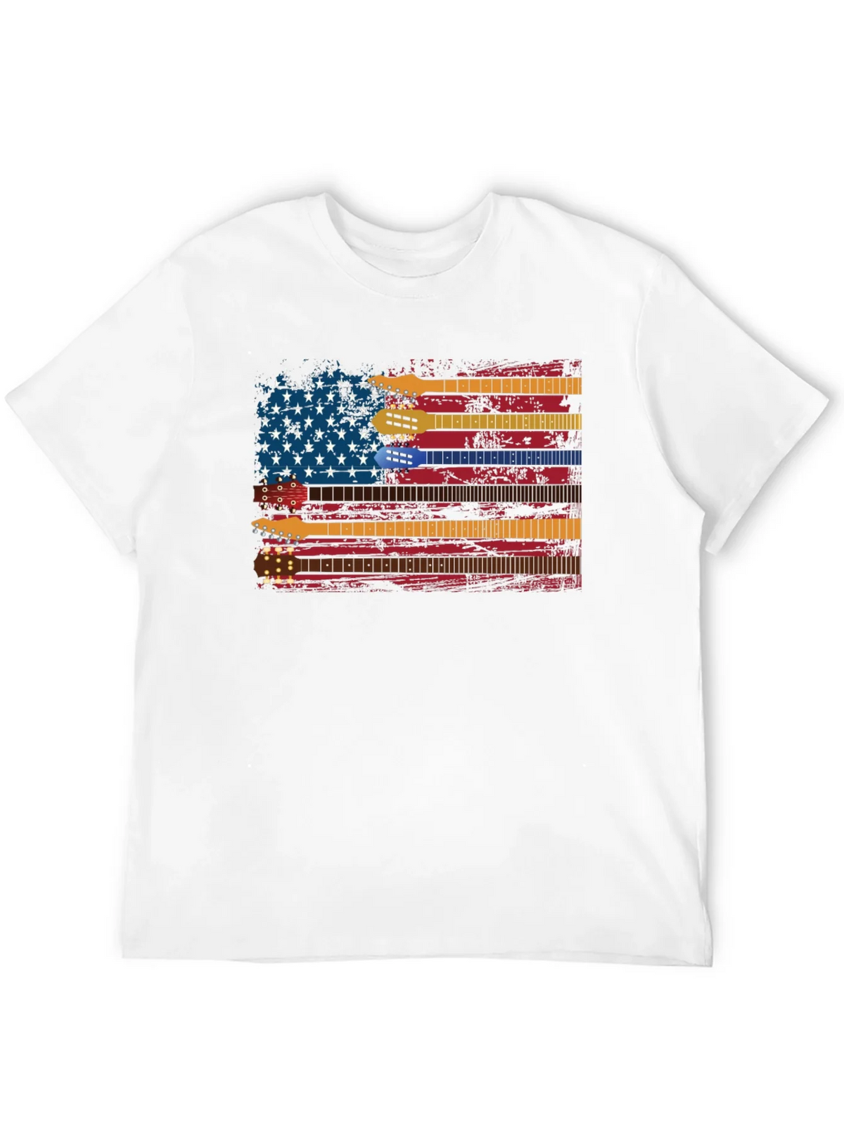 Guitar American Flag Graphic Tee - Music Lovers Shirt product image 11