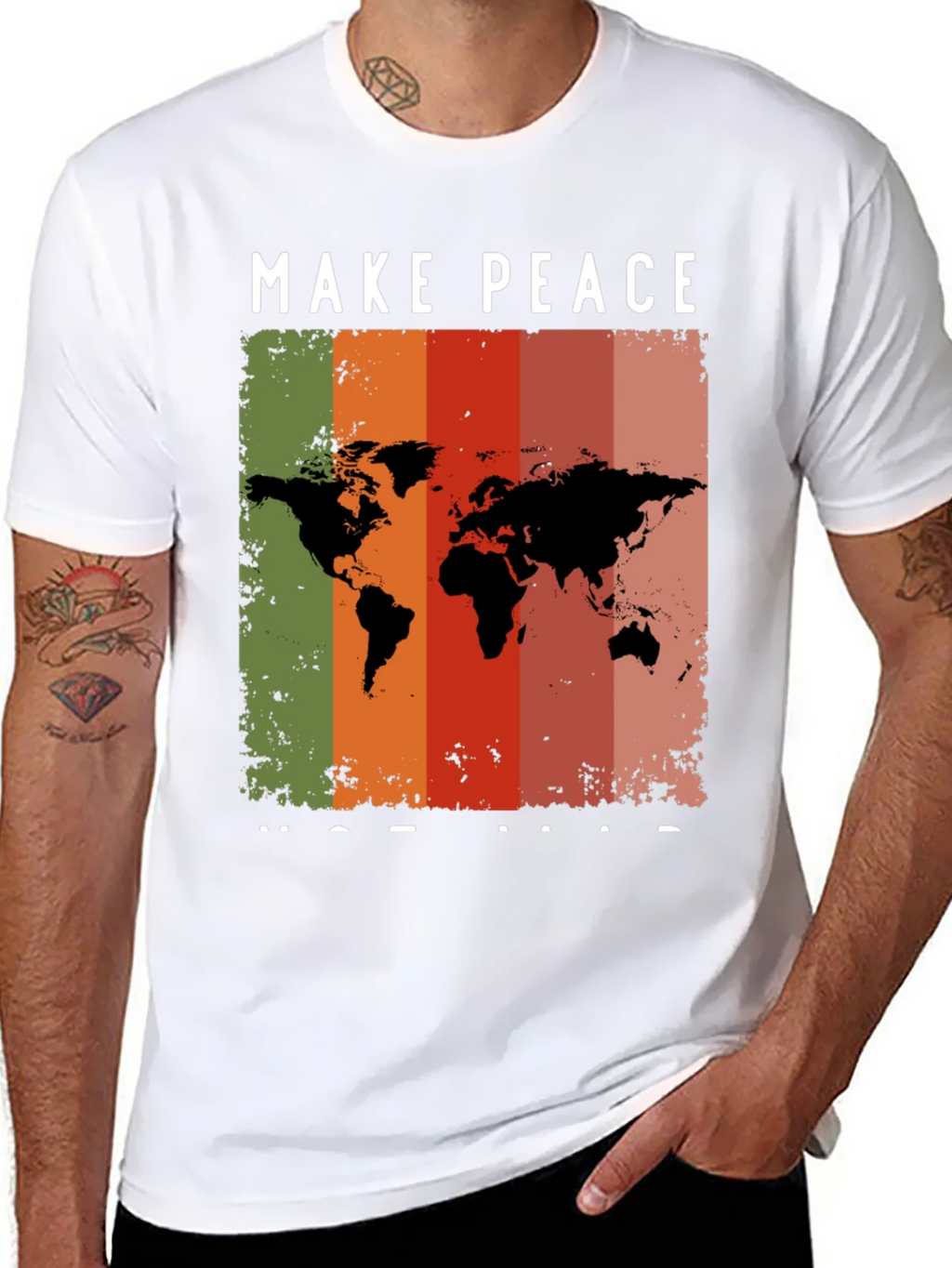 Make Peace Not War Graphic Tee product image 7