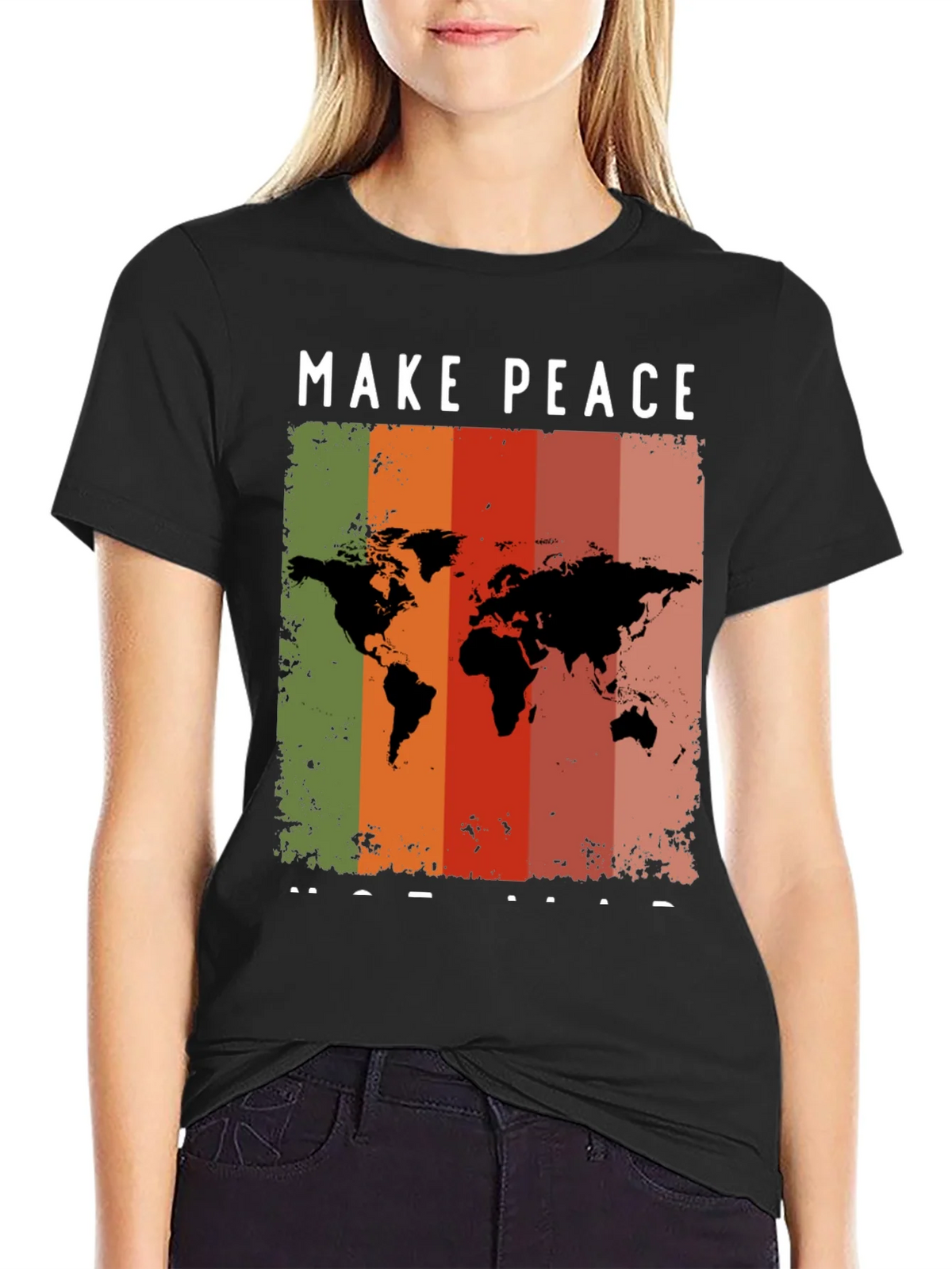 Make Peace Not War Graphic Tee product image 2